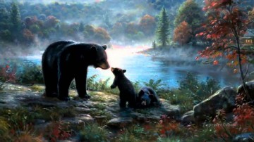 ours dansants Tableau Peinture - ours 18